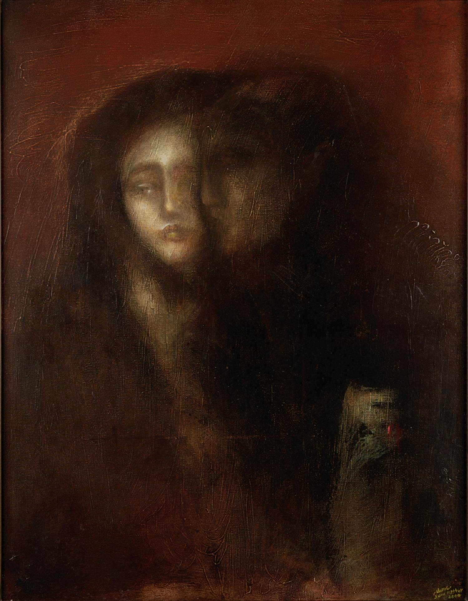 Tender Embrace by Suad al-Attar, 2000